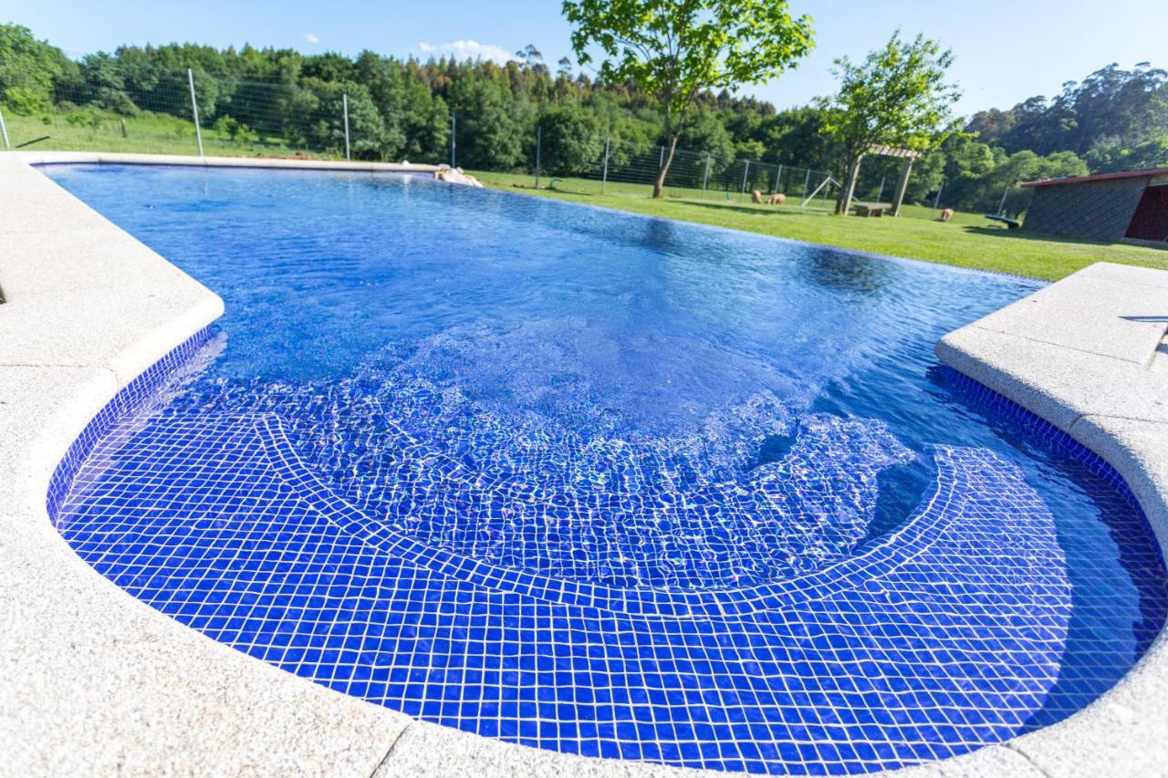 Hotel Casa Da Ponte De Penas Melide Esterno foto